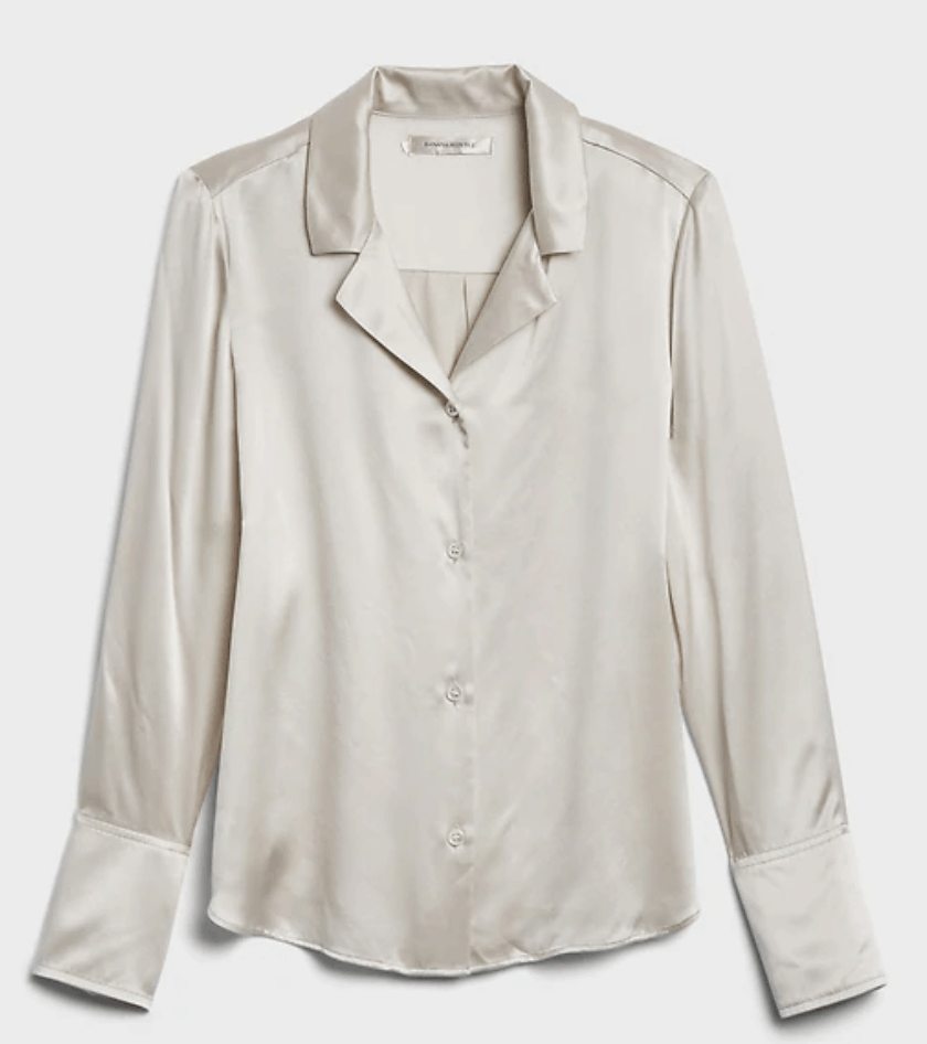 silk blouse